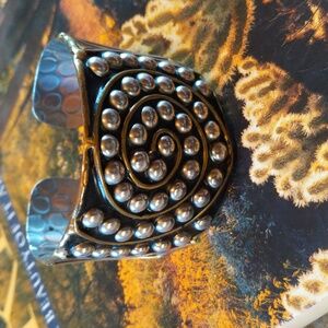 Metal cuff bracelet
